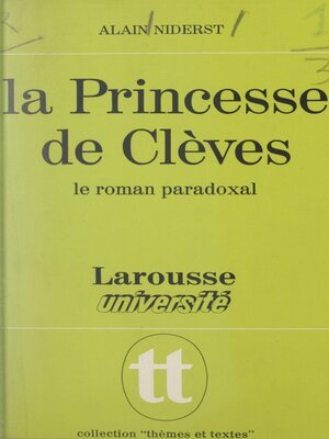 cover image of La Princesse de Clèves